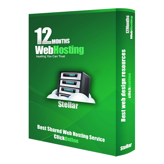 Web hosting  *Stellar-12Months