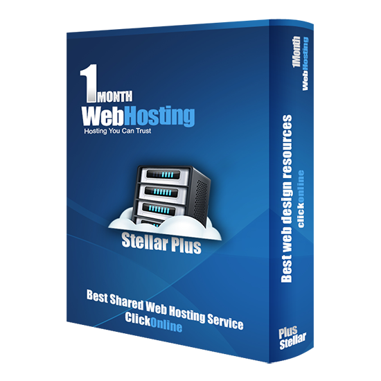 Web hosting  *Stellar Plus-01Months