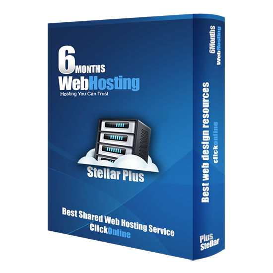 Web hosting  *Stellar Plus-06Months