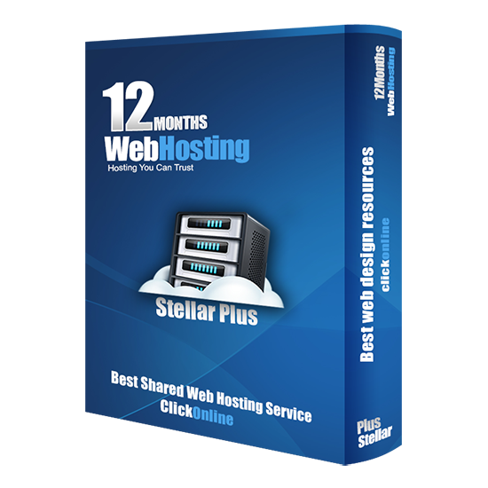 Web hosting  *Stellar Plus-12Months